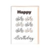 Karte Happy Birthday Fahrrad
