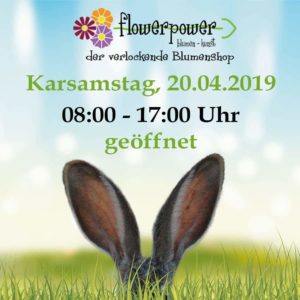 Osteröffnungszeiten Karsamstag