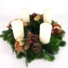 Adventkranz Tanne Weiß