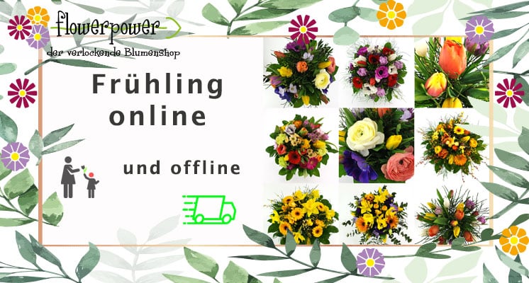 Frühling online und offline