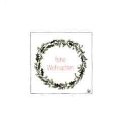 Karte Herzenskunst Frohe Weihnachten